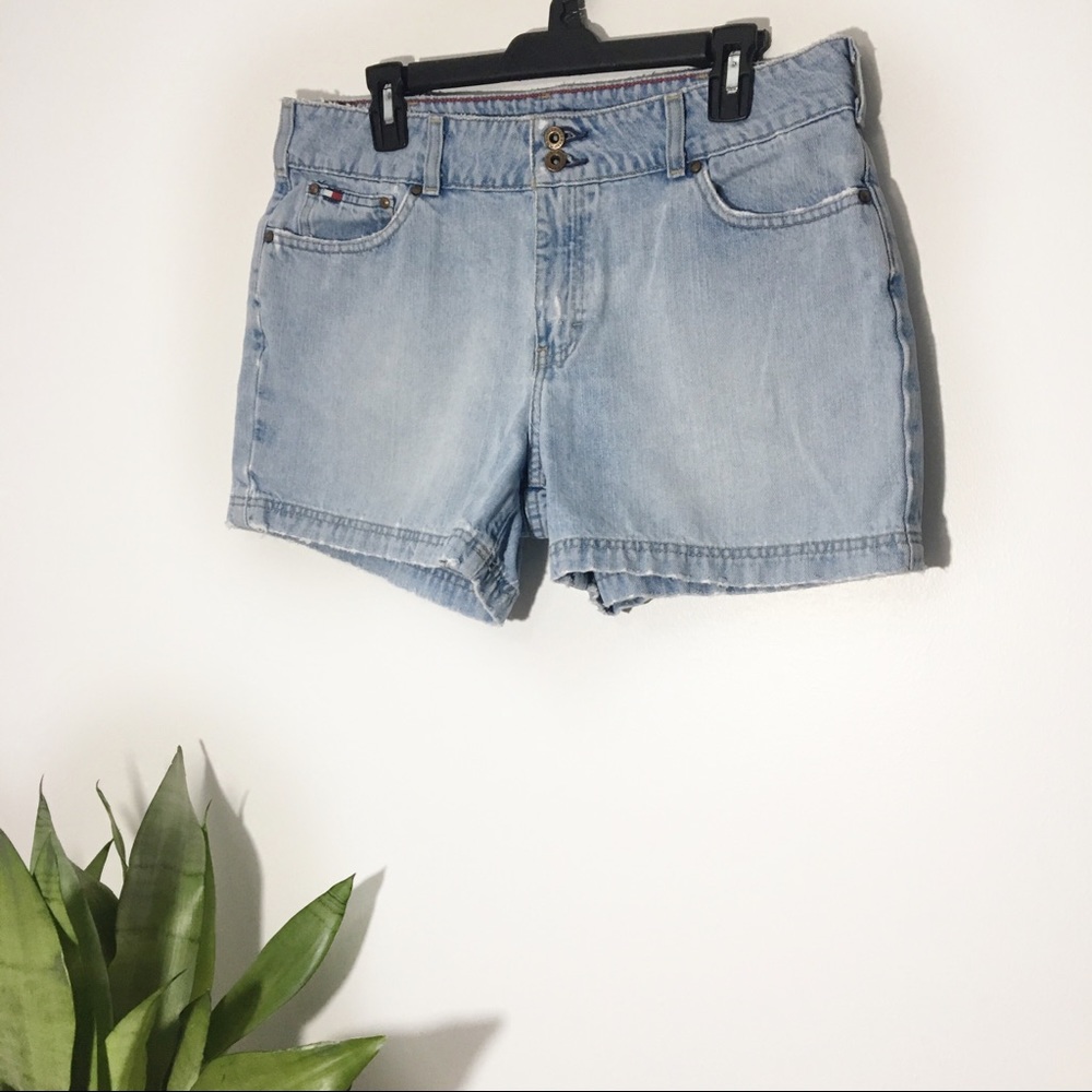 Tommy Hilfiger | Distressed Denim Shorts Size 12